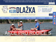 Tablet Screenshot of dlazka.cz